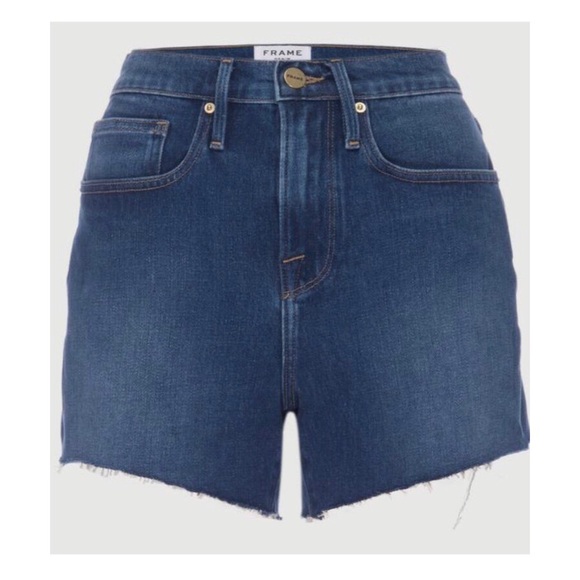 FRAME NWT Le Bridgette Longwater Shorts - Picture 10 of 10